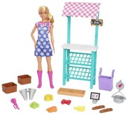 Κούκλα Barbie Οπωροπώλης HCN22 You Can Be Anything Multi Mattel