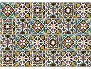 Πλάτη προστασίας τοίχου εστιών κουζίνας Green Tiles L