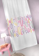 Κουρτίνα Polyester Letters Pink 145x270εκ. Guy Laroche