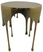 DROP SIDE TABLE ΧΡΥΣΟ 43,25x43,25xH56cm