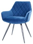 Καρέκλα τραπεζαρίας βελούδινη Linea Velvet 43 x 43x 82 DIOMMI LINEAVCG DIOMMI-80-2012