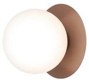 Φωτιστικό Τοίχου - Οροφής Liila 1 Medium Outdoor Μέταλλο Μπρονζέ ø170mm x 165mm, Glass: ø140mm G9 220-240V  - IP54 NUURA