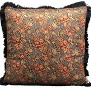 Μαξιλάρι ArteLibre Paisley Πορτοκαλί Βελούδο 60x60cm