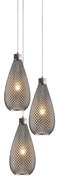 SE4285-03 SM DARIO PENDANT SMOKE GLASS Γ4+ HOMELIGHTING 77-3736