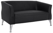 ΚΑΝΑΠΕΣ 2ΘΕΣΙΟΣ KIANA HM3122.21 ΜΕ ΜΑΥΡΟ PU 130x75x71 εκ.