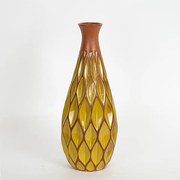 Βάζο Κεραμικό Teracotta-Κίτρινο 14,5x37εκ. ESTHETI 752-20225