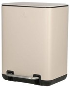 Κάδος Απορριμμάτων Μπάνιου (24.1x21.3x31.6) Estia 6lt Soft Close Taupe 02-20972