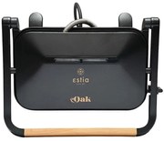Τοστιέρα 2 Θέσεων Αντικολλητική Oak 06-18948 30x23x10cm 1300W Oak-Black Estia