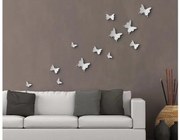 Αυτοκόλλητα Τοίχου Πεταλούδες White Butterflies 3D 24001 Ango Dalber 24001 Λευκό