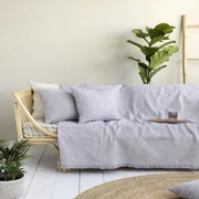 Ριχτάρι Waves Mint Lilac Nima Τριθέσιο 180x300cm Βαμβάκι-Πολυέστερ