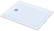 Sanitec A204 Χυτή Ντουζιέρα FLAT-CLASSIC Λευκό 90x75x3,2cm