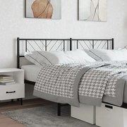 vidaXL Κεφαλάρι Μαύρο 200 εκ. Μεταλλικό