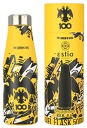Estia 00-27209 Travel Flask Save the Aegean Μπουκάλι Θερμός Ανοξείδωτο BPA Free 500ml AEK BC Edition The Queen is Here