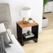 vidaXL Τραπεζάκι Σαλονιού 40x31x46 εκ. Μασίφ Ξύλο Ακακίας &amp; Επεξ. Ξύλο
