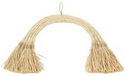 Διακοσμητικό Τοίχου Αψίδα 012.862101210 38x33cm Με Raffia Natural Raffia