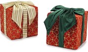 Χριστουγεννιάτικο Δώρο Διακοσμητικό 20x20cm Σε 2 Σχέδια