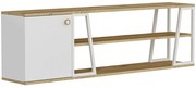 Έπιπλο Τηλεόρασης Lissa Dolapli 550ARN3437 160x30x48,6cm Oak-White
