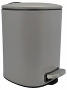 Καλάθι Μπάνιου 5lt Τετράγωνο Soft Close Γκρι Ματ Inox ANKOR