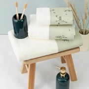 Πετσέτες Σετ 3ΤΜΧ Campanula - 70 x 140 / 50 x 90 / 30 x 50 cm - Εκρού - Borea