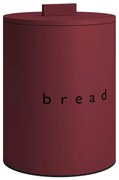 Ψωμιέρα 2225-153 Φ20x25cm Matte Bordeaux Pam&Co Ανοξείδωτο Ατσάλι