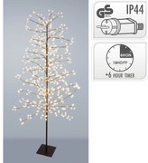 Διακοσμητικό δέντρο με 360 φωτάκια LED και ύψος 150cm - Θερμό Λευκό