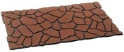 Πατάκι Εισόδου Ecomat 012 Cleanscrape Flagstone 45X75cm Brown Sdim 45X75