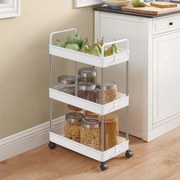 Τρόλεϊ/Ραφιέρα 3 Θέσεων (40x22x67) Songmics KSC019W01