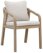 Πολυθρόνα Malibu 228-000007 66x55x75cm Beige-Natural