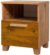 Κομοδίνο Leva Alfa 863SPH3520 45x40x52cm Pine-Yellow