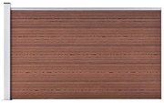 Πάνελ Περίφραξης Καφέ 175 x 105 εκ. από WPC 49074
