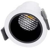 Φωτιστικό Οροφής - Σποτ Χωνευτό Pluto-S 60246 7W Led Φ6,4x4,9cm White-Black GloboStar