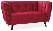 ΚΑΝΑΠΕ CASTELLO 2 VELVET Βουργουνδί BLUVEL 59 / WENGE DIOMMI CASTELLO2V59 DIOMMI-80-1789