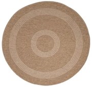 Ψάθινο Χαλί Avanos 8866 White Στρόγγυλο Round 160 x 160