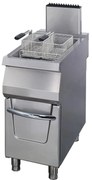 Premium Deep Fryer - 1 x 22L - Single Unit - 90cm Deep - with Drain Tap - Gas