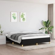 vidaXL Πλαίσιο Κρεβατιού Boxspring Μαύρο 160x200 εκ. Υφασμάτινο