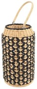 Φανάρι LAF104 Rattan 22X39cm Beige-Black Espiel Rattan