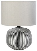 Φωτιστικό Επιτραπέζιο Κεραμικό Γκρι ESPIEL 38x51,5εκ. HAP341