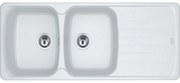 Franke Antea AZG 621 Polar White Γρανιτένιος Νεροχύτης 90cm