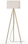 Φωτιστικό Δαπέδου Belmont 10693/10696 64,6x17x158,8cm 2xE26 30W White-Oak Pablo Designs