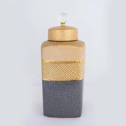 Διακοσμητικό Βάζο Με Καπάκι (16.5x16.5x36) Estheti 752-20331