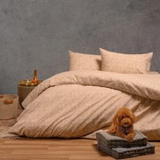 Σεντόνια Φανελένια Hope (Σετ 3τμχ) Beige Melinen Μονό 170x260cm 100% Βαμβακερή Φανέλα