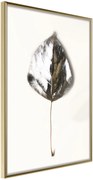 Αφίσα - Silvery Leaf - 40x60 - Χρυσό - Χωρίς πασπαρτού