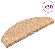 Πατάκια Σκαλιών 30 τεμ. Χρυσά Ημίστρογγυλά Μεγάλα 65x21x4 εκ.