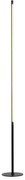 Φωτιστικό Δαπέδου LED Dimmable Aca Avenue ZM16LEDF148BK Black