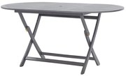 vidaXL Τραπέζι Κήπου Πτυσσόμενο 160 x 85 x 75 εκ. Μασίφ Ξύλο Ακακίας