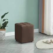 CUBE BROWN PU ΣΚΑΜΠΟ 35X35X42εκ. ZITA PLUS 35X35X42εκ.