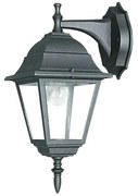 Φωτιστικό Τοίχου - Απλίκα Down Roma LANT-ROMA/AP1B 1xE27 60W 19,5x14,6x35cm Black Intec