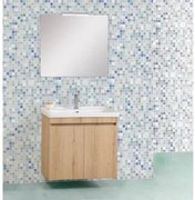 Pro Bagno  Σετ Έπιπλα Μπάνιου 2τμχ. Πάγκος με Νιπτήρα &amp; Καθρέπτης με Φως 80x44x73cm Pro Bagno Elegant 951C Με Επιλογή Χρώματος BEST-8080505