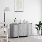 vidaXL Πλαϊνό γραφείο Γκρι sonoma 120 x 41 x 75 εκ. Επεξεργασμένο ξύλο