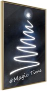 Αφίσα - Bright Christmas Tree - 40x60 - Χρυσό - Χωρίς πασπαρτού